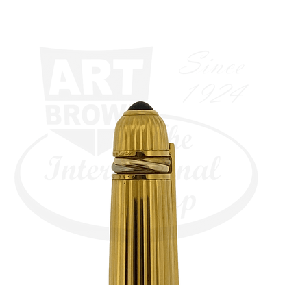 Cartier Vintage Pasha Fountain Pen Black Lacquer with Gold FInish