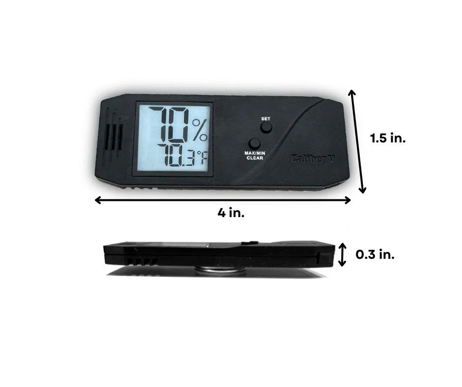 Cigar Oasis Caliber V Slim Digital Hygrometer