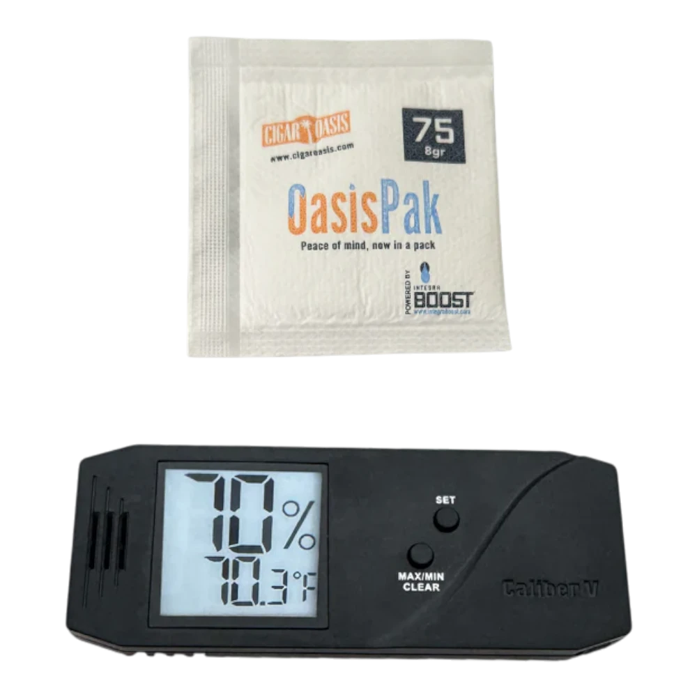 Cigar Oasis Hygrometer & Calibration Kit