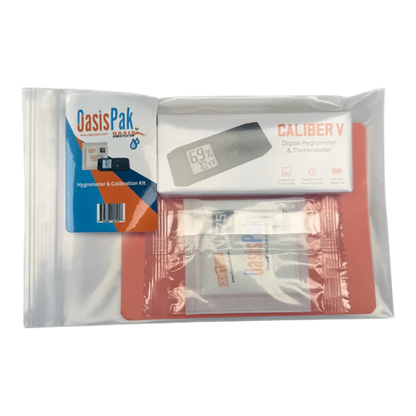 Cigar Oasis Hygrometer & Calibration Kit