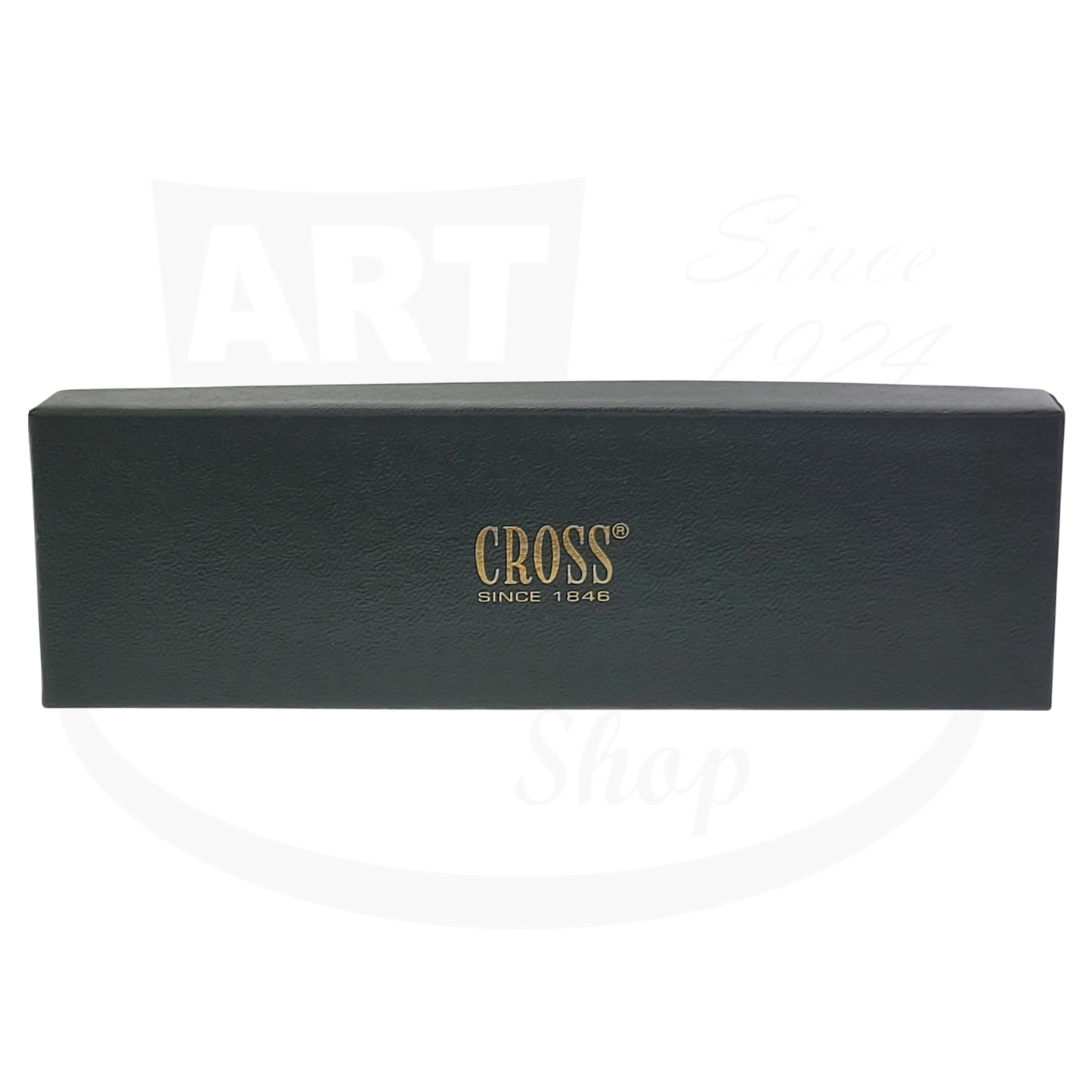 Cross Rare Vintage Cross Solo Collectors Edition pen box in black leather with gold embossed logo and textured finish