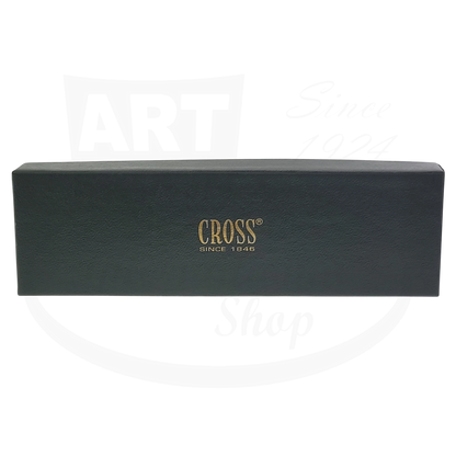 Cross Rare Vintage Cross Solo Collectors Edition pen box in black leather with gold embossed logo and textured finish