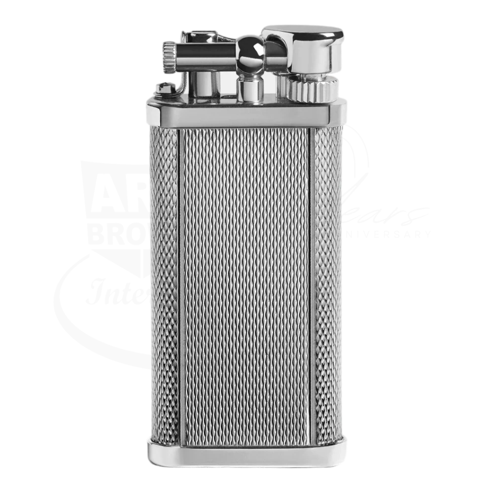 Dunhill Unique Silver Barley Grain Lighter | Art Brown Dunhill Unique Silver Barley Grain Lighter | Art Brown