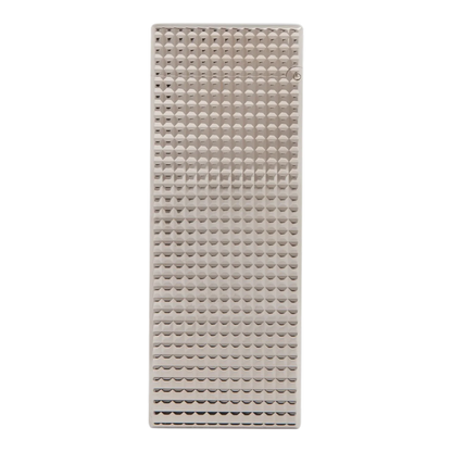 Dunhill Rollagas Hobnail Lighter close-up showing distinctive palladium geometric hobnail pattern