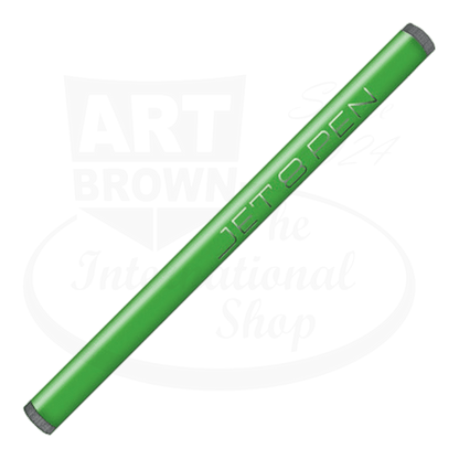 S.T. Dupont universal green metal ballpoint pen refill with silver end caps, compatible with Line D and multiple pen series