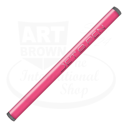 S.T. Dupont universal pink metal ballpoint pen refill with gray end caps, compatible with Line D, Elysee, and D-Initial collections