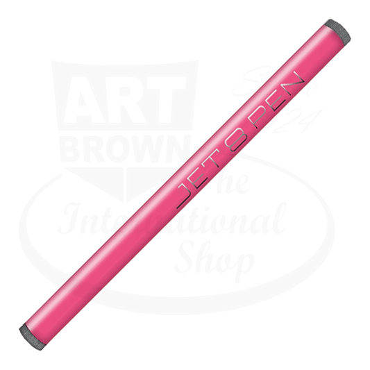 S.T. Dupont universal pink metal ballpoint pen refill with gray end caps, compatible with Line D, Elysee, and D-Initial collections