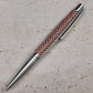 S.T. Dupont Defi Custom Ballpoint Pen Red/Pink Reptile Exotic Leather