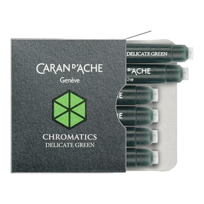 Caran D'Ache Chromatics Fountain Pen Ink Catridge 6-Pack