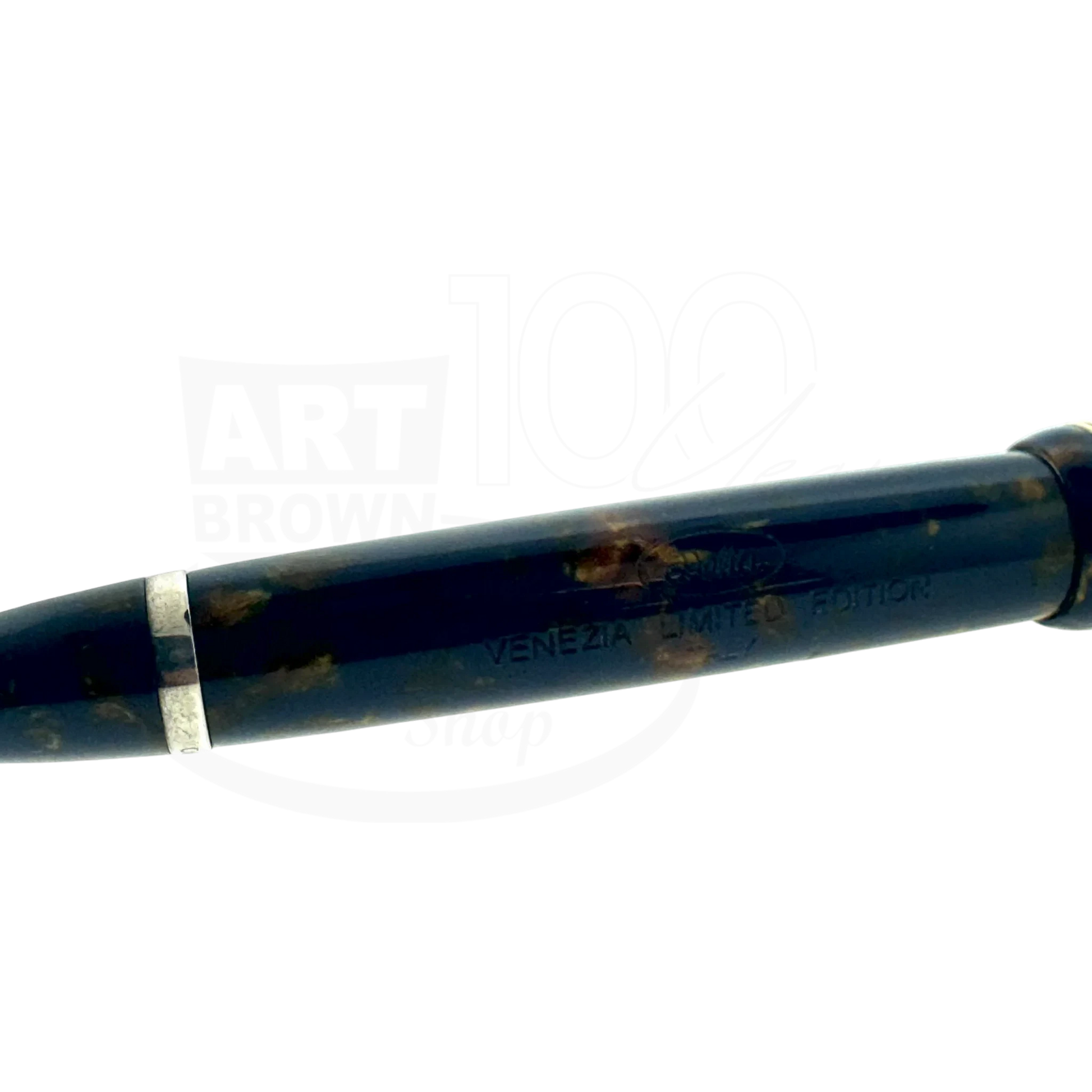 Preowned Delta Venezia Limited Edition Blue & Gold Ballpoint Pen Preowned Delta Venezia Limited Edition Blue & Gold Ballpoint Pen