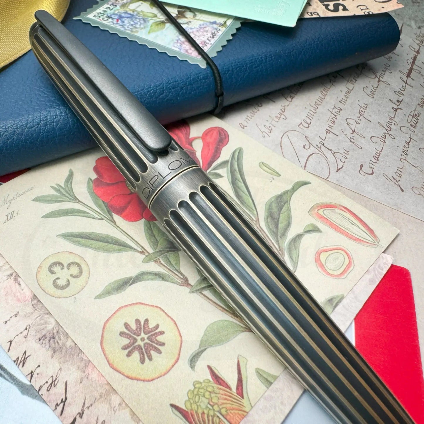 Diplomat Aero Oxyd Brass Ballpoint Pen, D40322040