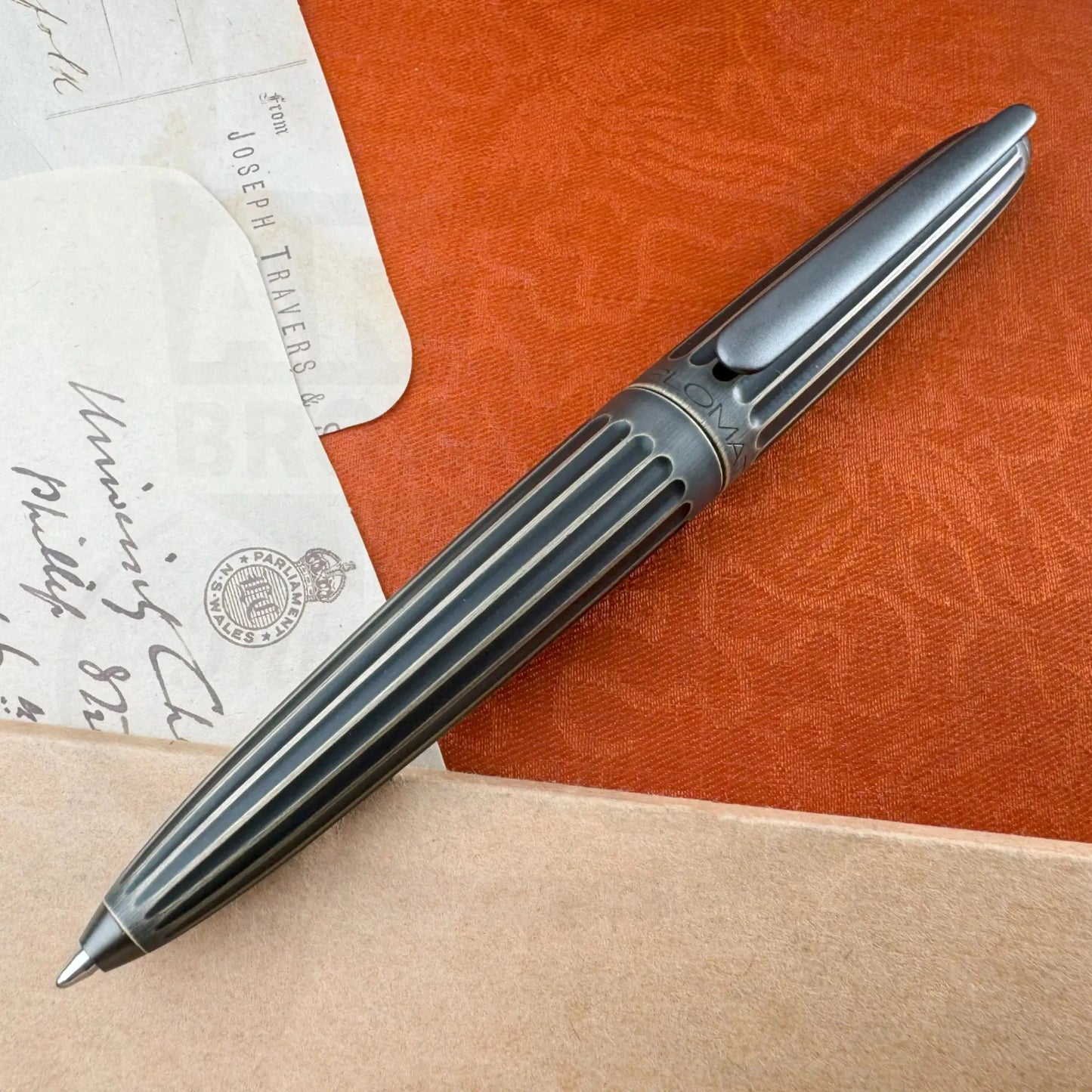 Diplomat Aero Oxyd Brass Ballpoint Pen, D40322040