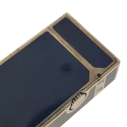 Preowned Dunhill Rollagas Mini Blue Lacquer & Silver Lighter, Dunhill-40