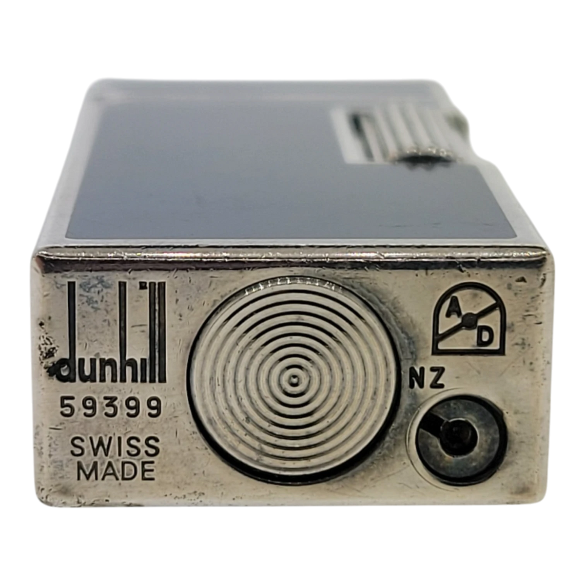 Preowned Dunhill Rollagas Mini Blue Lacquer & Silver Lighter, Dunhill-40