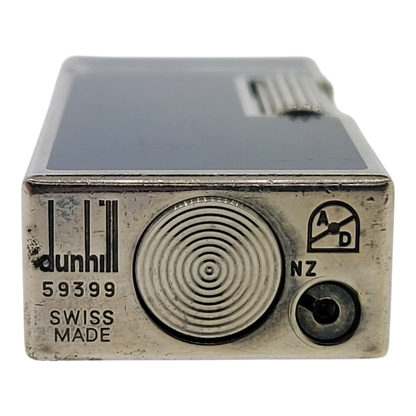 Preowned Dunhill Rollagas Mini Blue Lacquer & Silver Lighter, Dunhill-40