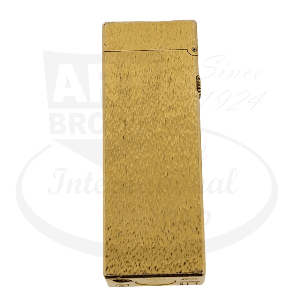 Preowned Dunhill Gold Plated Fine Bark Rollagas Lighter, B59