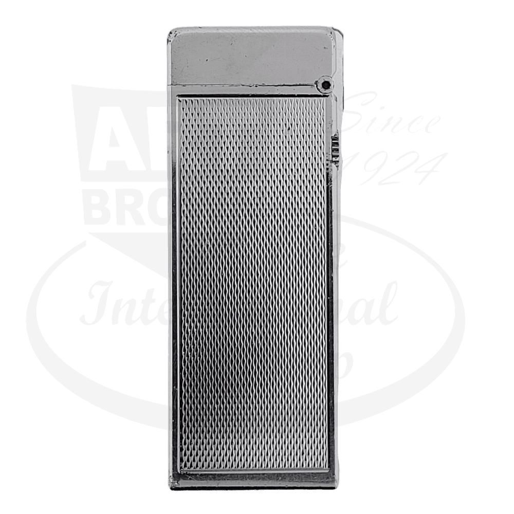 Preowned Vintage Dunhill Silver Plated Barley Grain Anomolies Lighter, B63