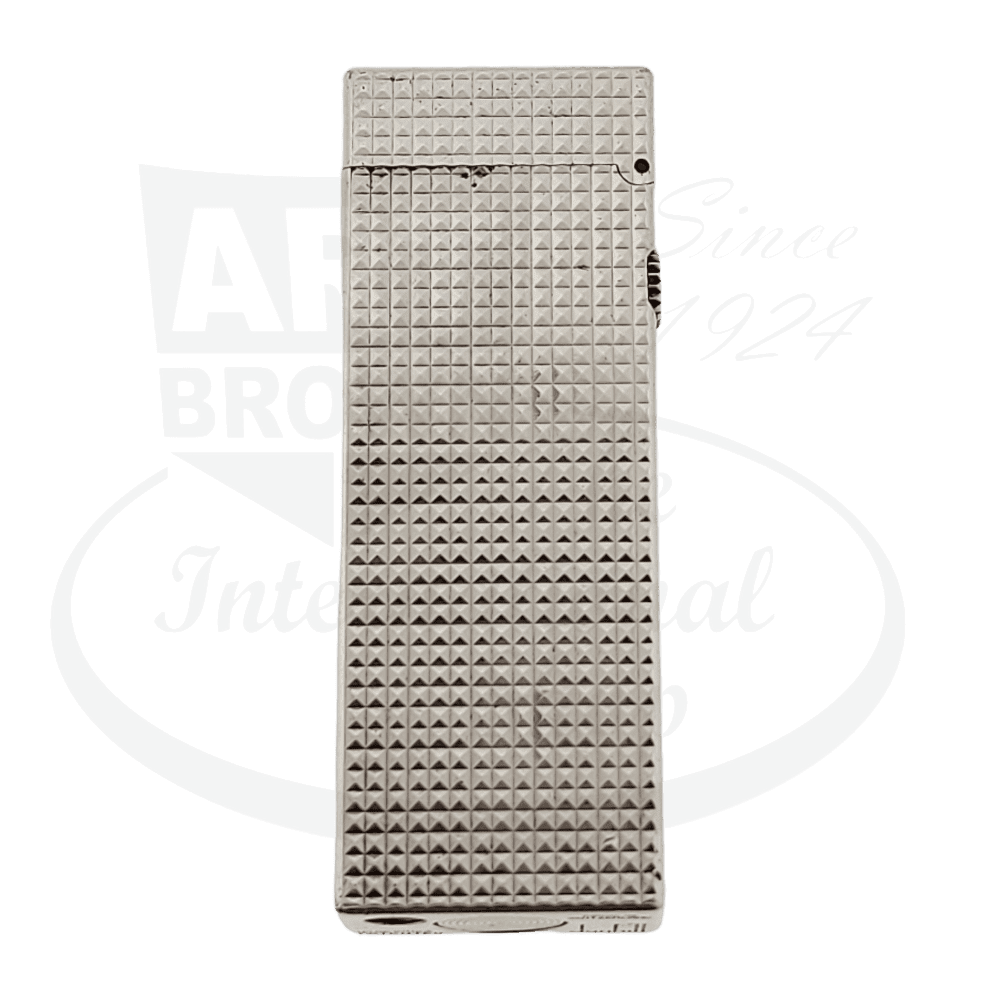 Preowned Dunhill Silver Hobnail Rollagas Lighter