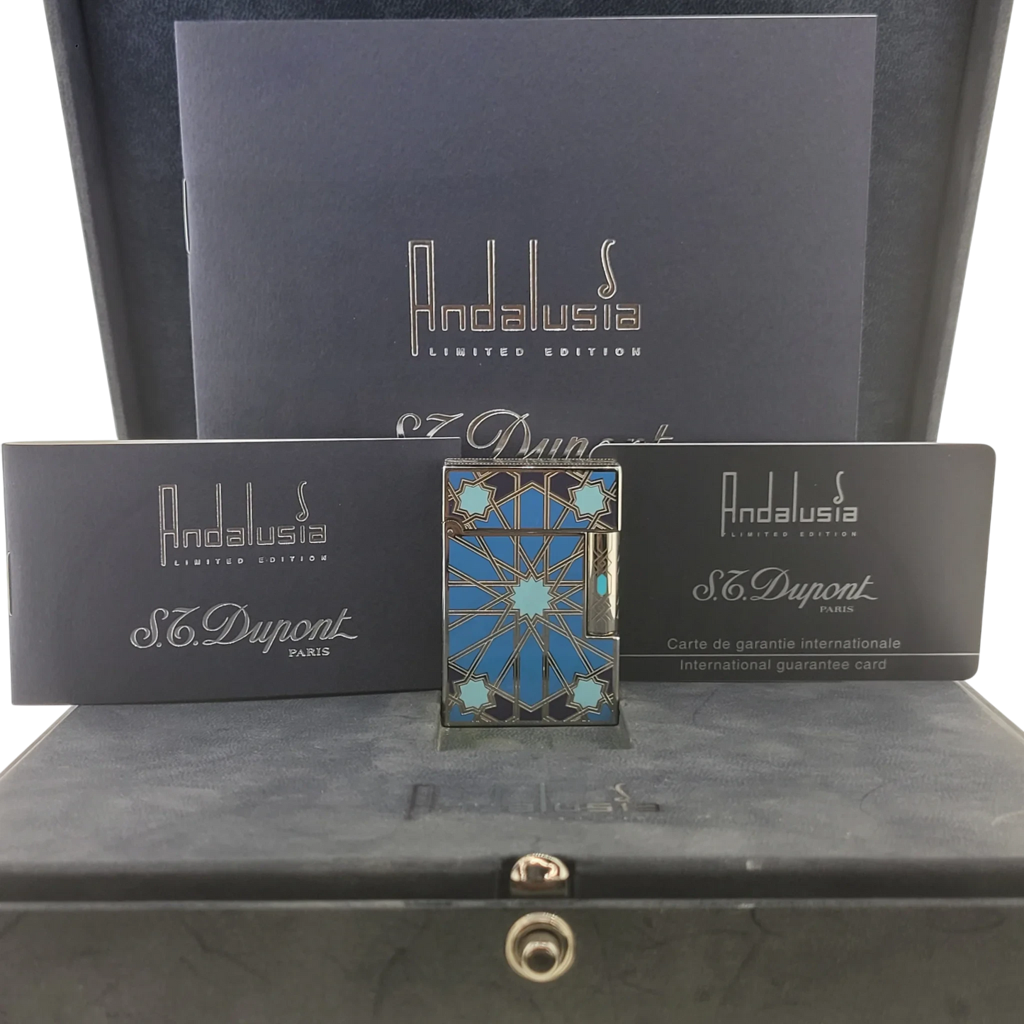 Preowned Vintage S.T. Dupont Limited Edition Ligne 2 Small Andalusia Lighter