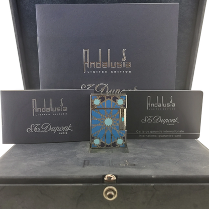 Preowned Vintage S.T. Dupont Limited Edition Ligne 2 Small Andalusia Lighter
