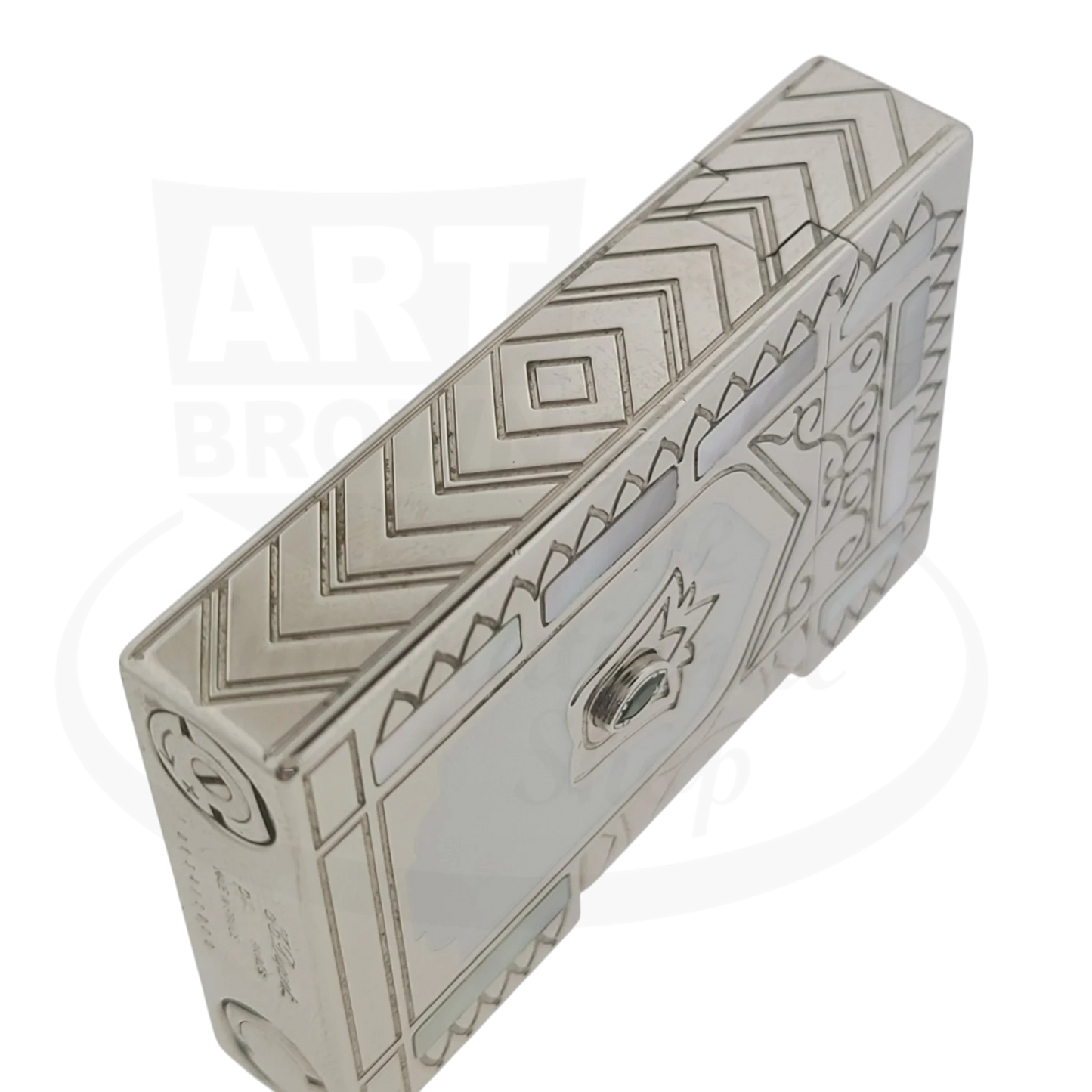 Preowned Vintage S.T. Dupont Limited Edition Ligne 2 Small Taj Mahal Lighter