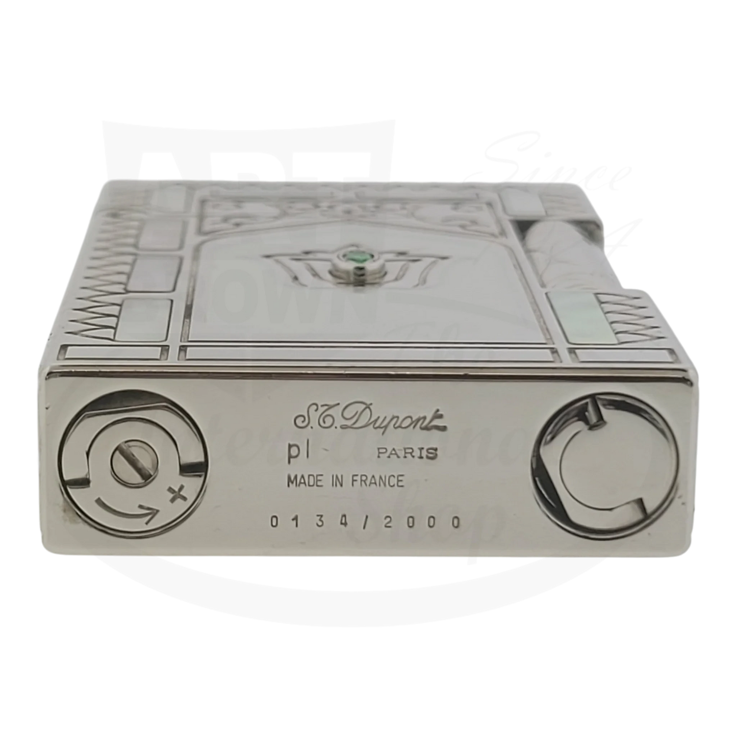 Preowned Vintage S.T. Dupont Limited Edition Ligne 2 Small Taj Mahal Lighter