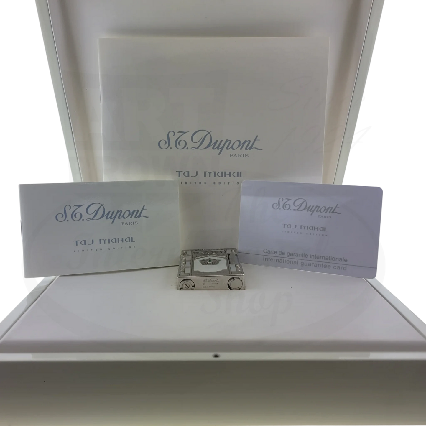Preowned Vintage S.T. Dupont Limited Edition Ligne 2 Small Taj Mahal Lighter