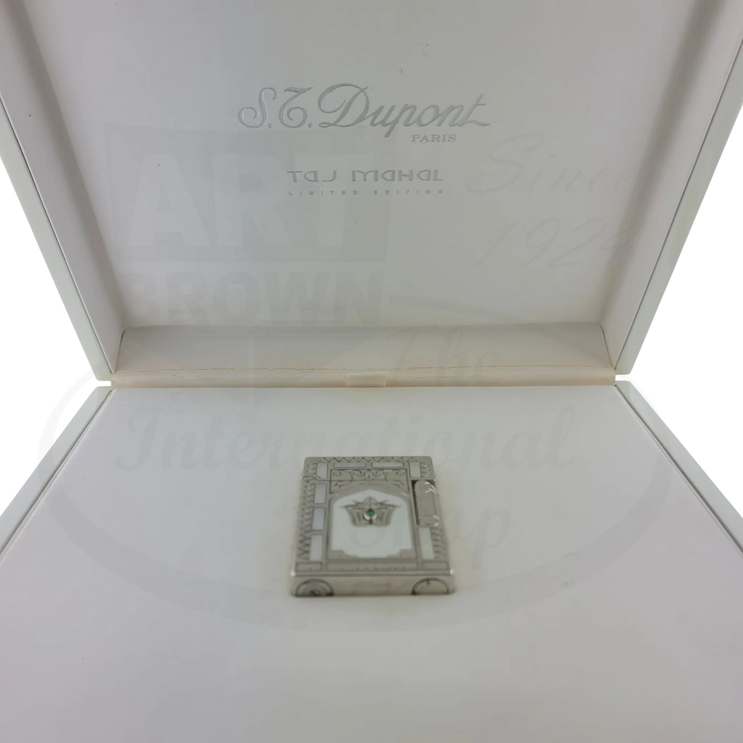 Preowned Vintage S.T. Dupont Limited Edition Ligne 2 Small Taj Mahal Lighter