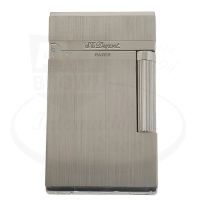 Preowned S.T. Dupont Ligne 2 Brushed Palladium Lighter