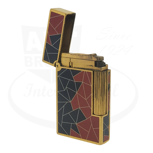 Preowned Vintage S.T. Dupont Limited Edition Ligne 2 French Revolution Mosaic Lighter