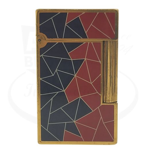 Preowned Vintage S.T. Dupont Limited Edition Ligne 2 French Revolution Mosaic Lighter