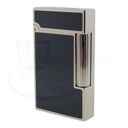 S.T. Dupont Ligne 2 Mini Black Lacquer & Palladium Lighter, Dupont-51