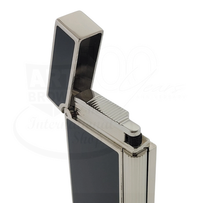 S.T. Dupont Ligne 2 Mini Black Lacquer & Palladium Lighter, Dupont-51