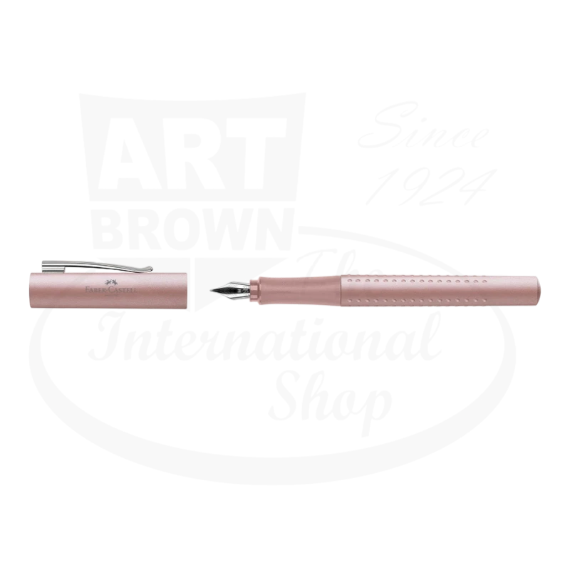Faber-Castell Grip 2011 Rose Fountain Pen and Ballpoint Gift Tin