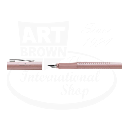 Faber-Castell Grip 2011 Rose Fountain Pen and Ballpoint Gift Tin