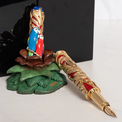 S.T. Dupont Haute Creation Parrot Fountain Pen, 241354
