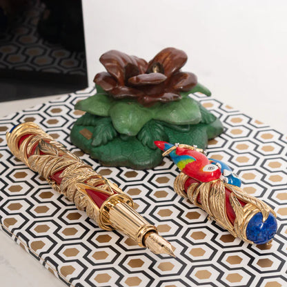 S.T. Dupont Haute Creation Parrot Fountain Pen, 241354