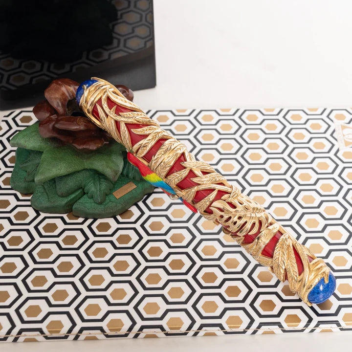 S.T. Dupont Haute Creation Parrot Fountain Pen, 241354