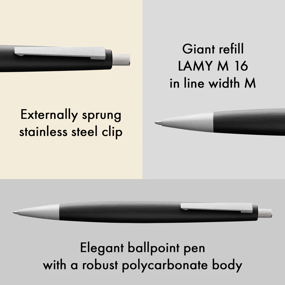LAMY 2000 Black Ballpoint Pen, L201