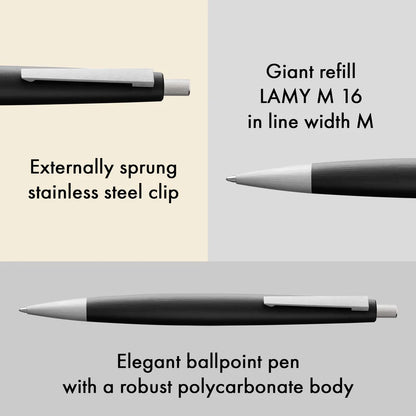 LAMY 2000 Black Ballpoint Pen, L201