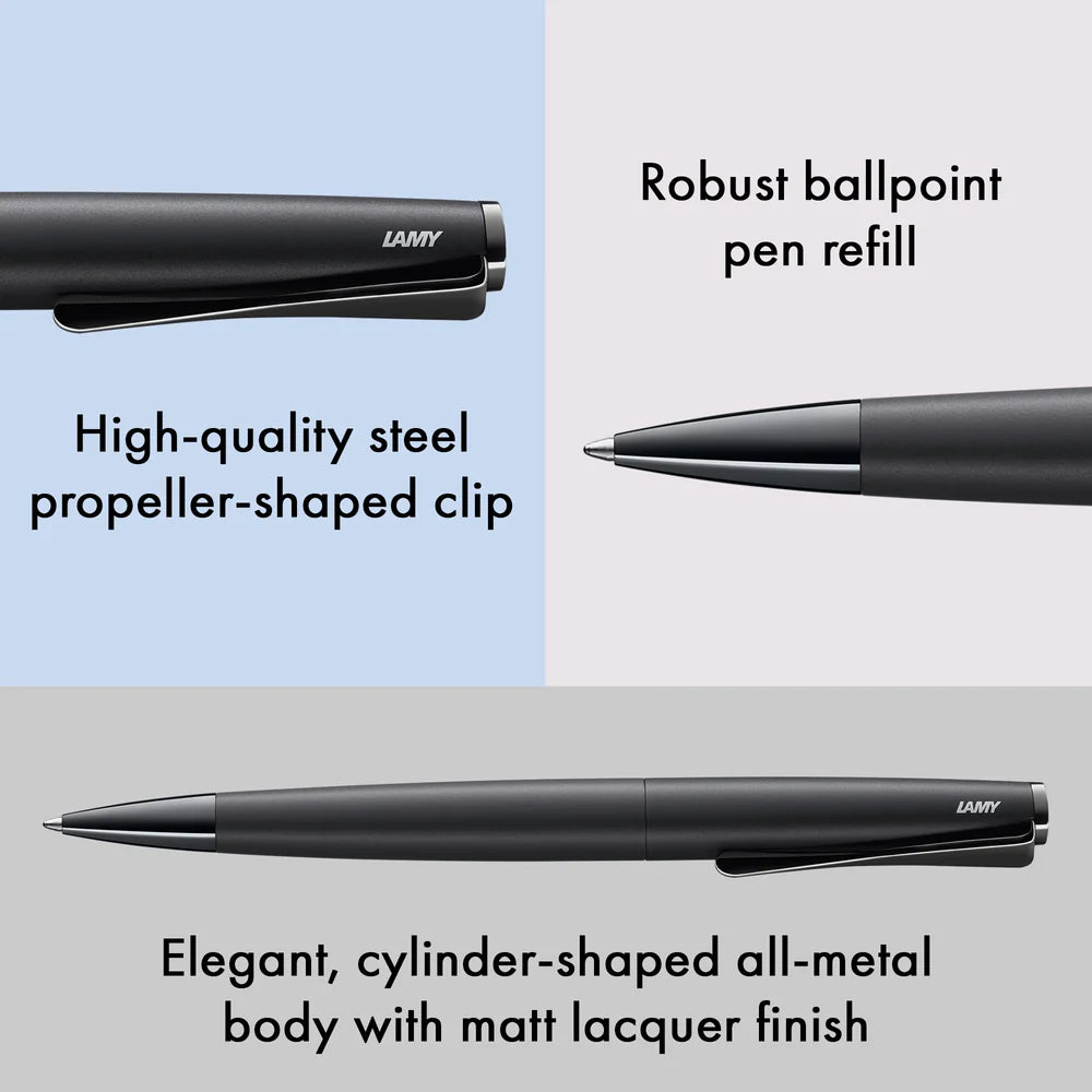 LAMY Studio LX  All Black Ballpoint Pen, L266ALBK