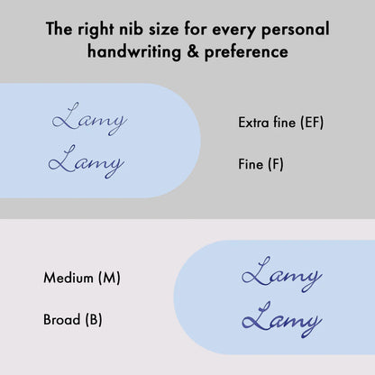 LAMY Studio LX All Black Fine Fountain Pen, L66ALBKF