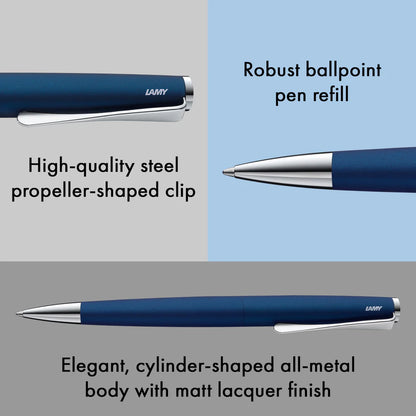 LAMY Studio Imperial Blue Ballpoint Pen, L267IB