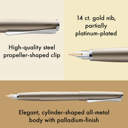 LAMY Studio Palladium Medium Fountain Pen