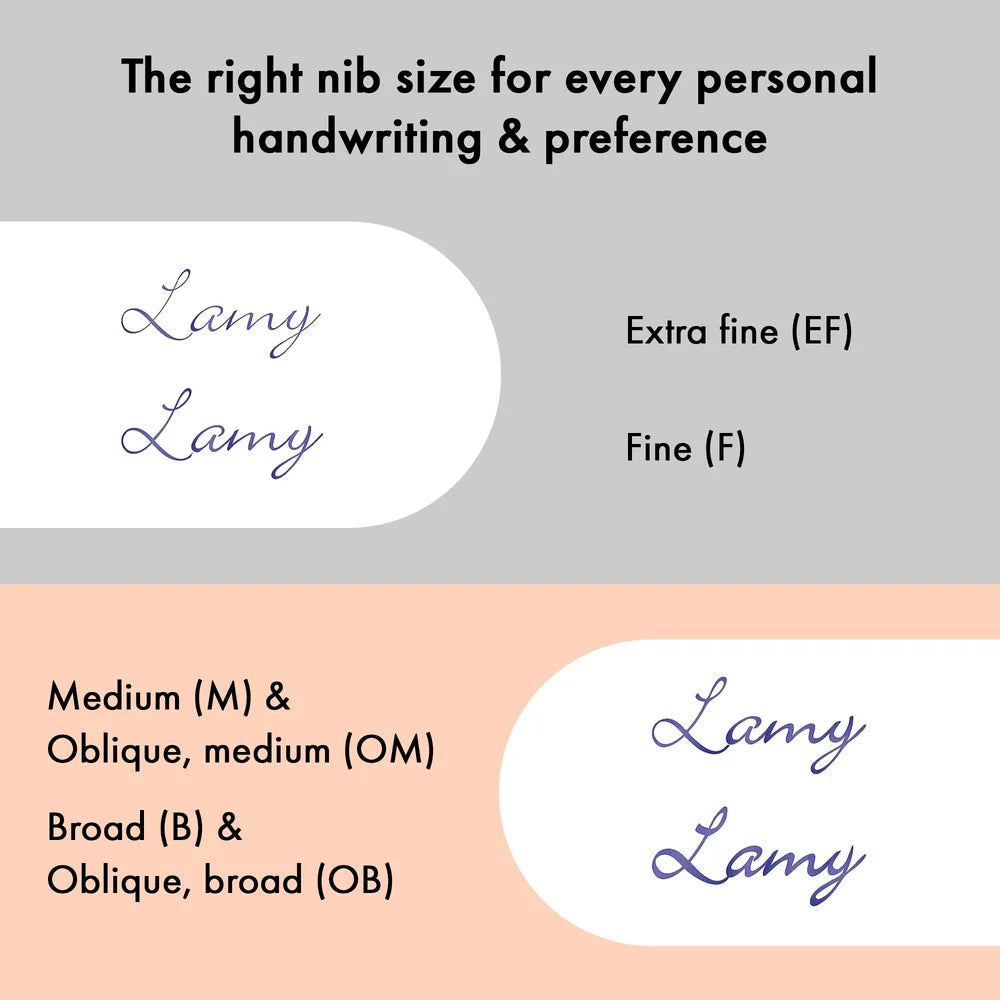 LAMY Studio Piano Black Medium Fountain Pen, L68PBKM