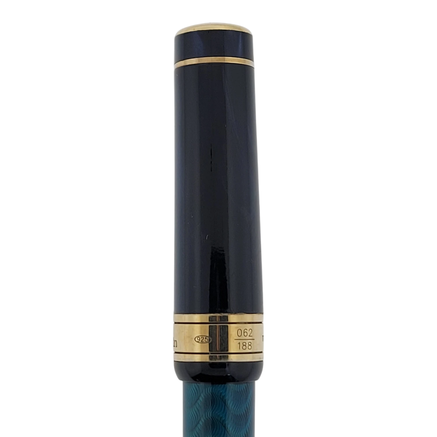 Preowned Michel Perchin MP5 Blue Mystic Sterling Silver Rollerball Pen, MP5BG1102