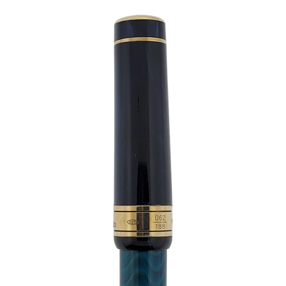 Preowned Michel Perchin MP5 Blue Mystic Sterling Silver Rollerball Pen, MP5BG1102