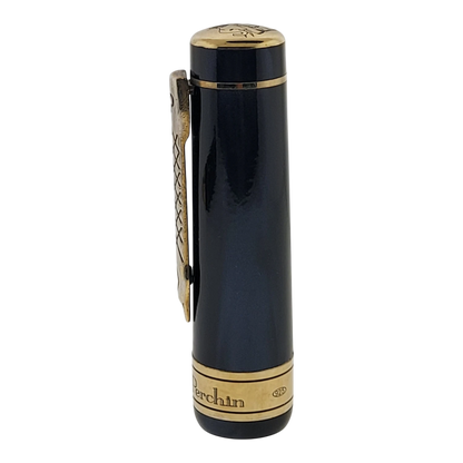 Preowned Michel Perchin MP5 Blue Mystic Sterling Silver Rollerball Pen, MP5BG1102