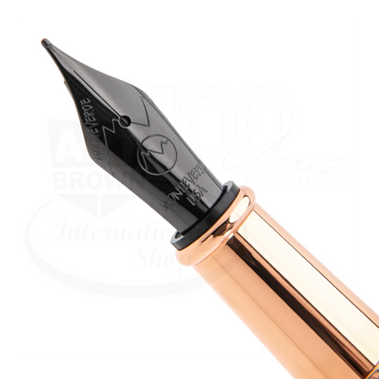 Monteverde Impressa Black with Rose Gold Finish Fountain Pen, MV29863