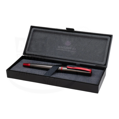 Monteverde Impressa Gunmetal with Red Finish Rollerball Pen, MV29876